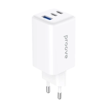 Купить Зарядное устройство Proove Pocket GaN 65W 2xUSB-C+USB White (WCPG65121202)_ - фото 1
