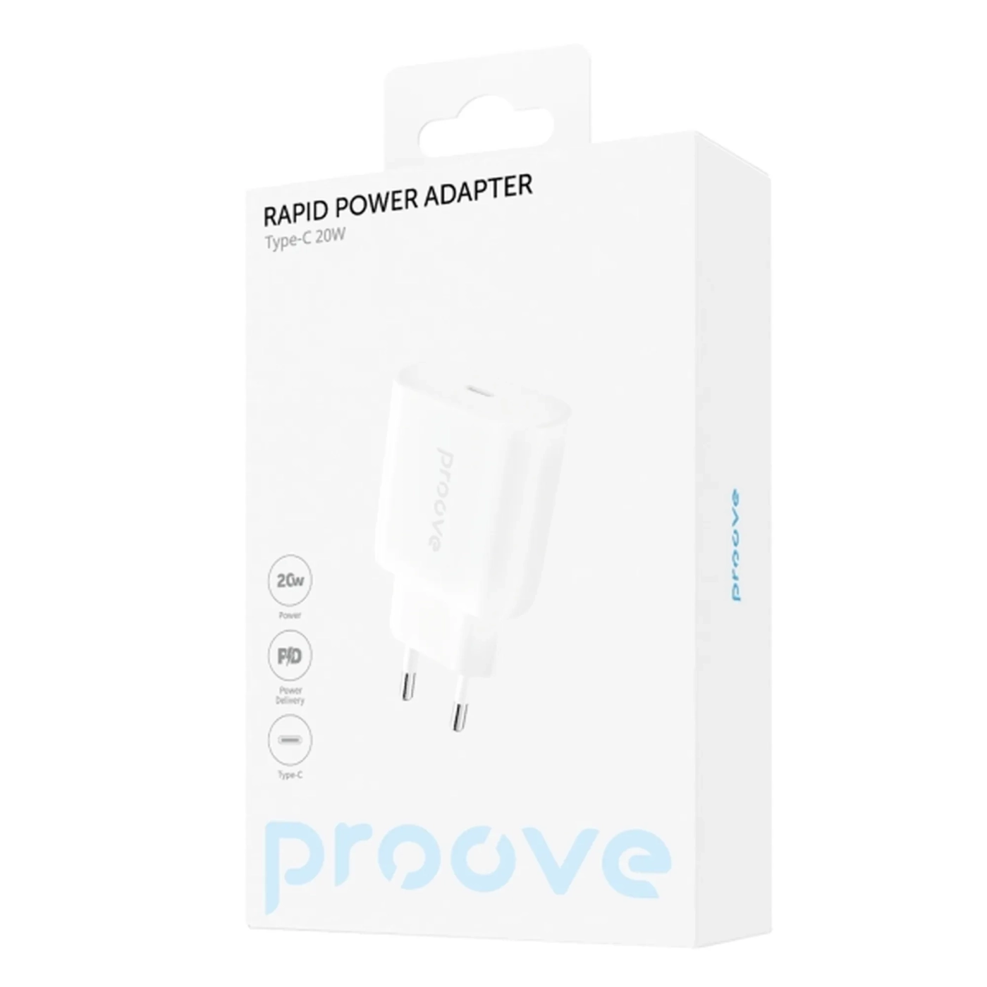 Купити Зарядний пристрій Proove Rapid 20W USB-C White (WCRP20000102) - фото 2