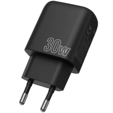 Купити Зарядний пристрій Proove Silicone Power Plus 30W USB-C+USB Black (WCSP3011001)_ - фото 2