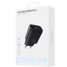 Купити Зарядний пристрій Proove Silicone Power Plus 30W USB-C+USB Black (WCSP3011001)_ - фото 5