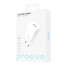 Купити Зарядний пристрій Proove Silicone Power 40W 2xUSB-C White (WCSP4020002) - фото 5