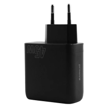 Купити Зарядний пристрій Proove Silicone Power 45W USB-C+USB Black (WCSP45110001)_ - фото 2