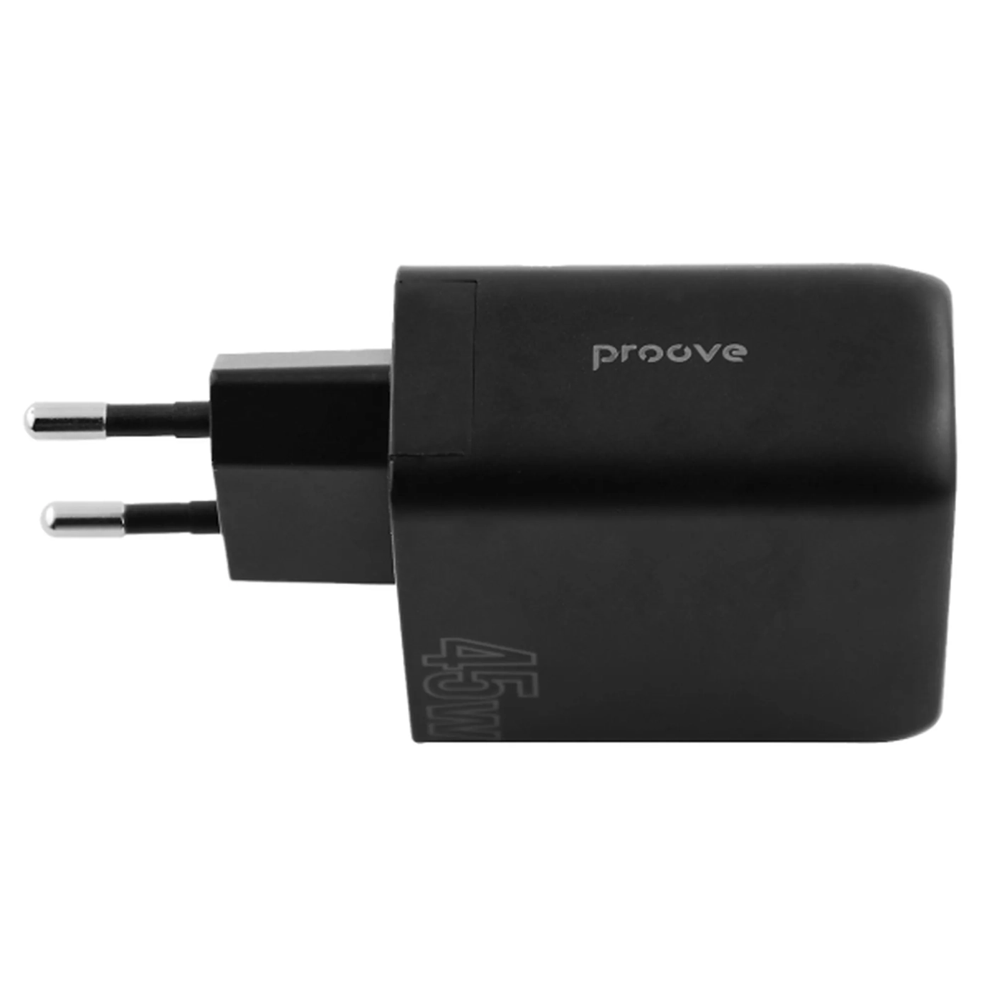 Купити Зарядний пристрій Proove Silicone Power 45W USB-C+USB Black (WCSP45110001)_ - фото 3