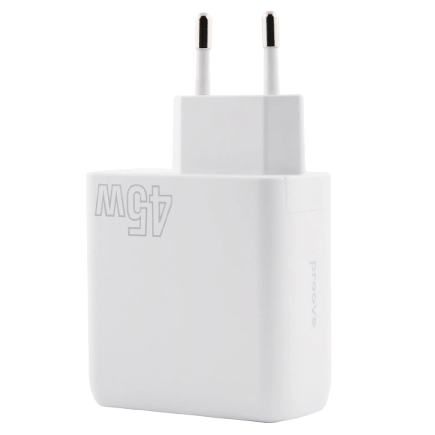 Купить Зарядное устройство Proove Silicone Power 45W USB-C+USB White (WCSP45110002)_ - фото 2