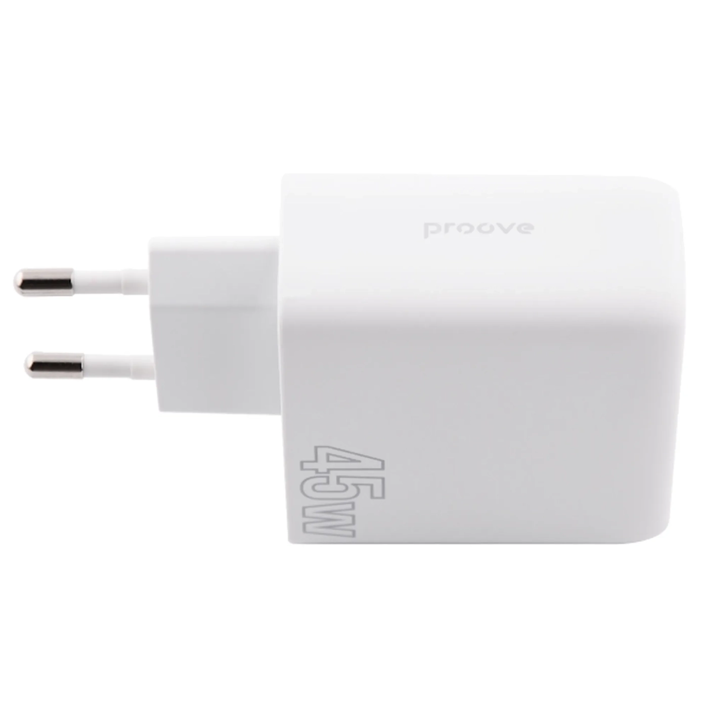 Купить Зарядное устройство Proove Silicone Power 45W USB-C+USB White (WCSP45110002)_ - фото 3