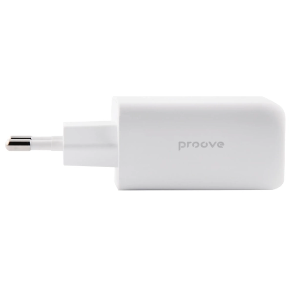 Купить Зарядное устройство Proove Silicone Power 45W USB-C+USB White (WCSP45110002)_ - фото 4