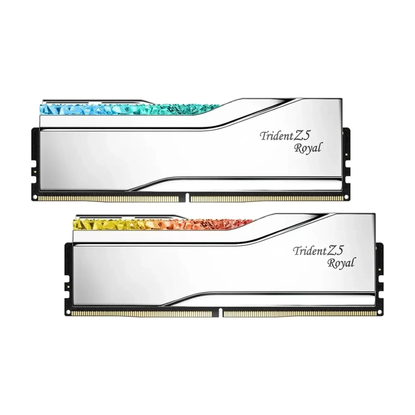 Купить Модуль памяти G.Skill Trident Z5 Royal NEO RGB Silver DDR5-8000 32GB (2x16GB) (F5-8000J3848H16GX2-TR5NS) - фото 1