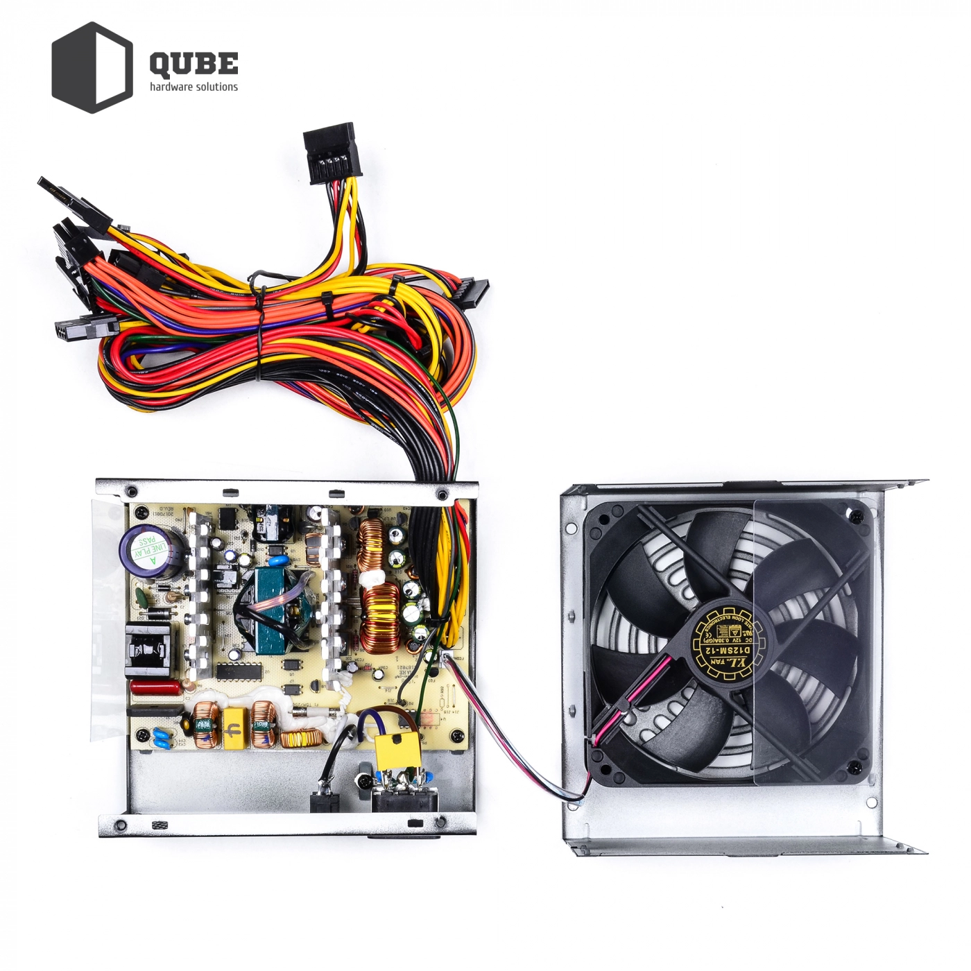 Купити Блок живлення QUBE 600W 80+ QBC-GPS600A12 - фото 10