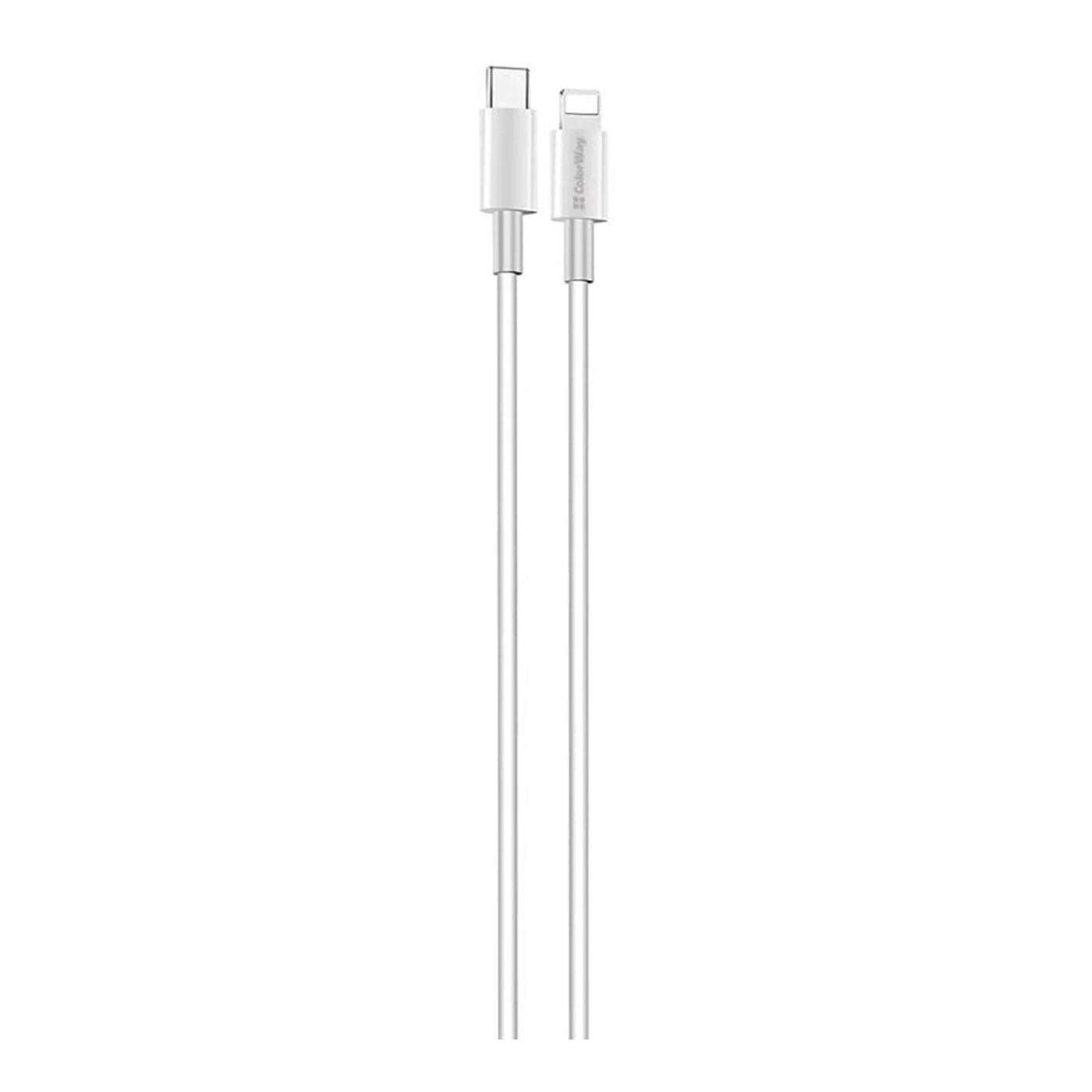 Купить Кабель ColorWay USB-C - Lightning 30W 3А 1m White (CW-CBPDCL032-WH) - фото 4