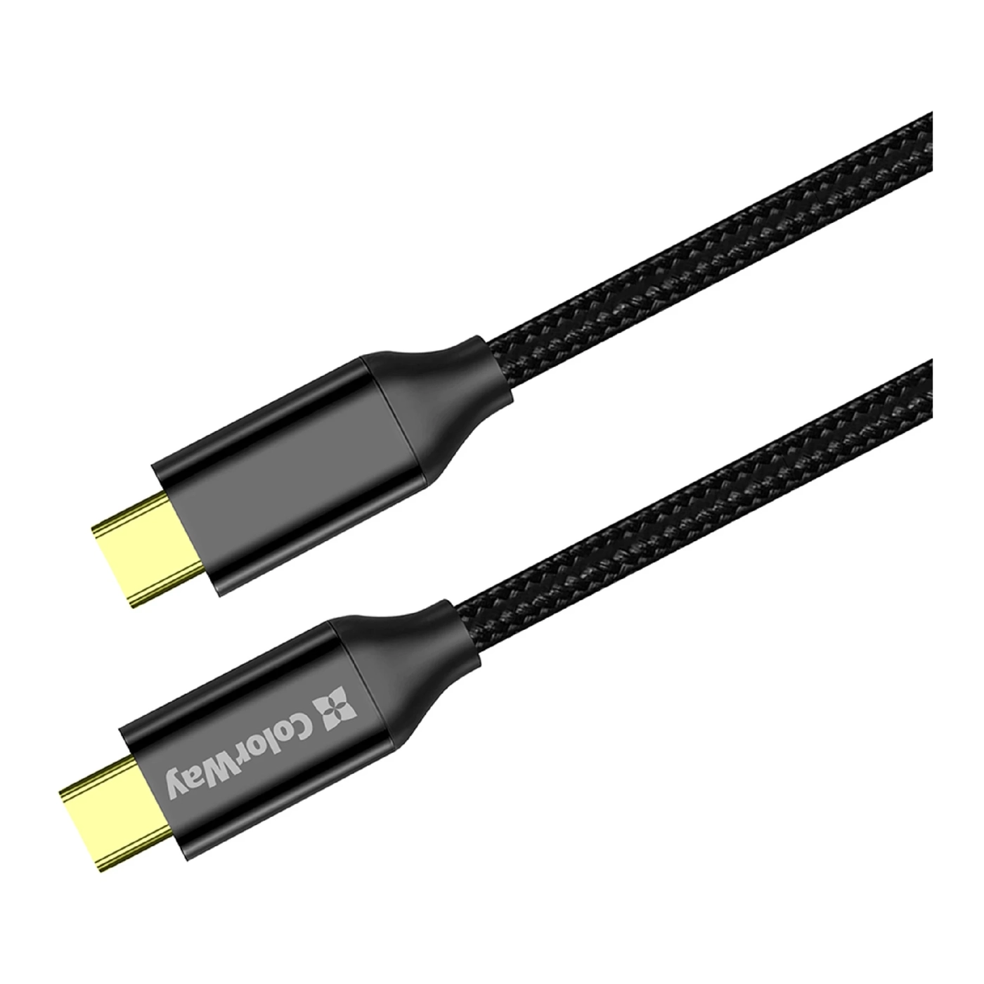 Купити Кабель ColorWay USB-C - USB-C 100W 5А 1m Black (CW-CBPDCC062-BK) - фото 2