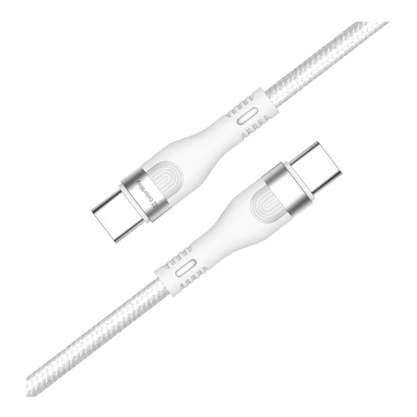 Купить Кабель ColorWay USB-C - USB-C 240W 5А 1m White (CW-CBPDCC065-WT) - фото 2