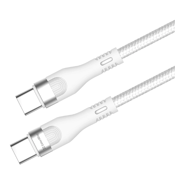 Купить Кабель ColorWay USB-C - USB-C 240W 5А 1m White (CW-CBPDCC065-WT) - фото 3