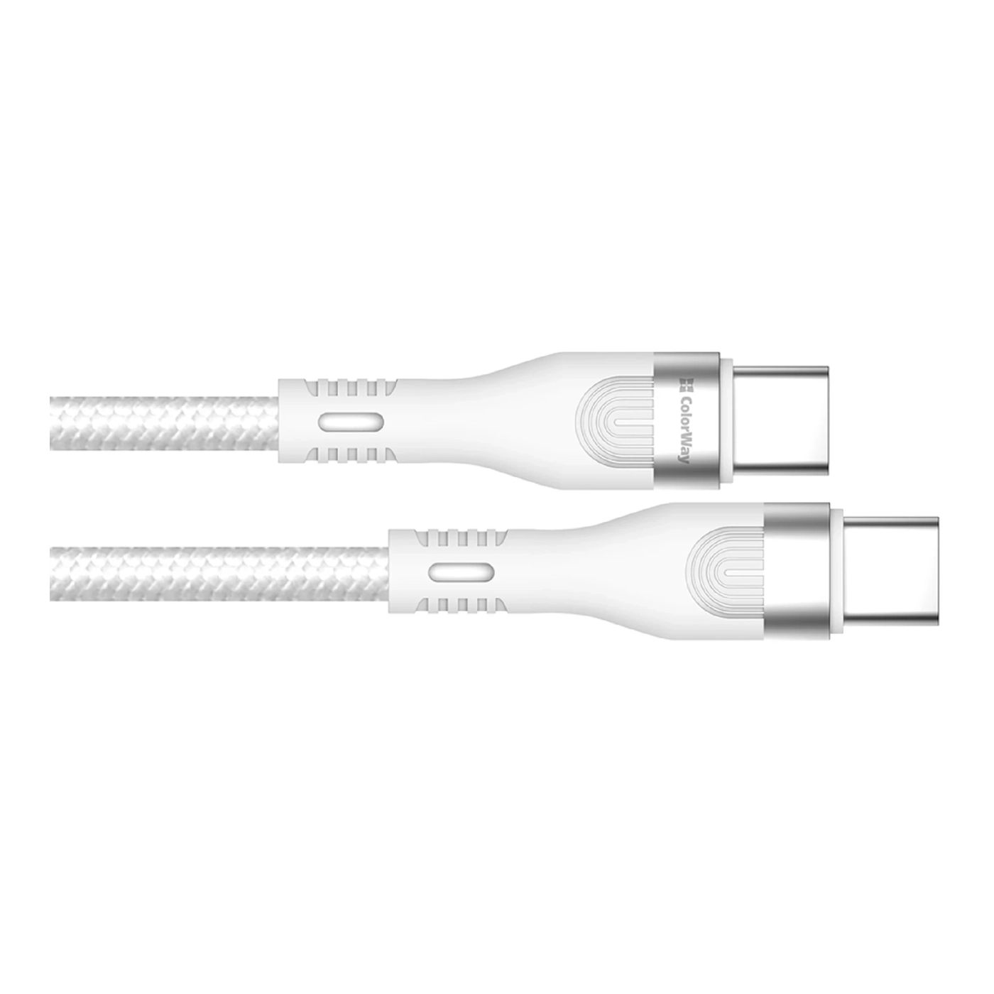 Купить Кабель ColorWay USB-C - USB-C 240W 5А 1m White (CW-CBPDCC065-WT) - фото 4
