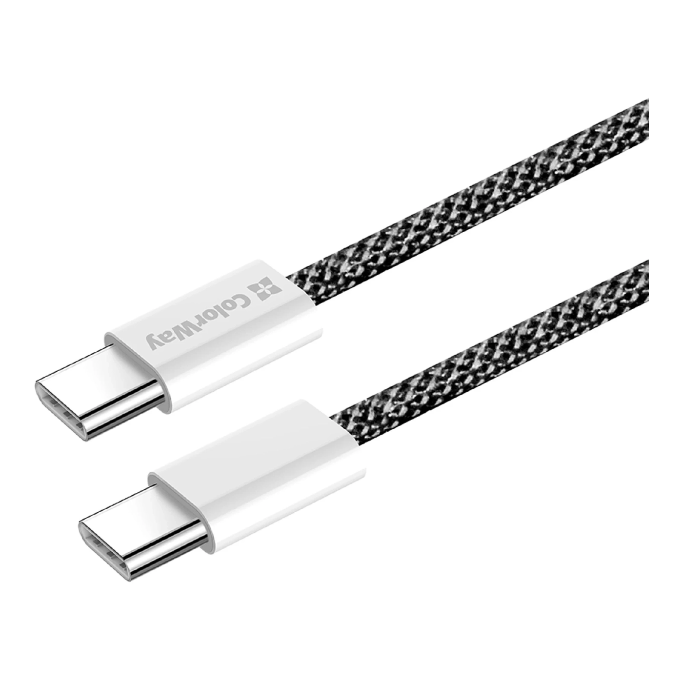 Купить Кабель ColorWay USB-C - USB-C 60W 3А 2m Black (CW-CBPDCC068-BK) - фото 4