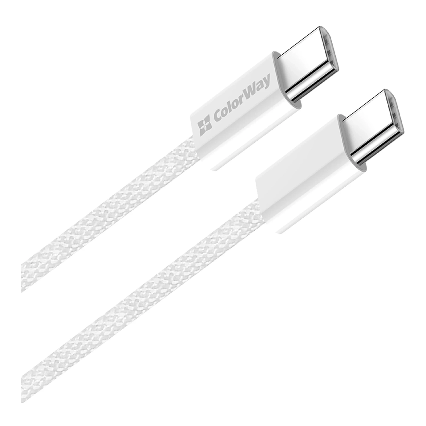 Купить Кабель ColorWay USB-C - USB-C 60W 3А 2m Grey (CW-CBPDCC068-GR) - фото 4