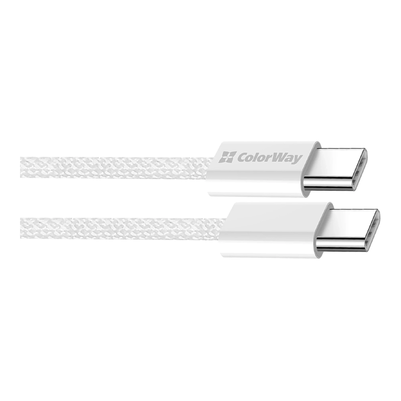 Купить Кабель ColorWay USB-C - USB-C 60W 3А 2m Grey (CW-CBPDCC068-GR) - фото 6