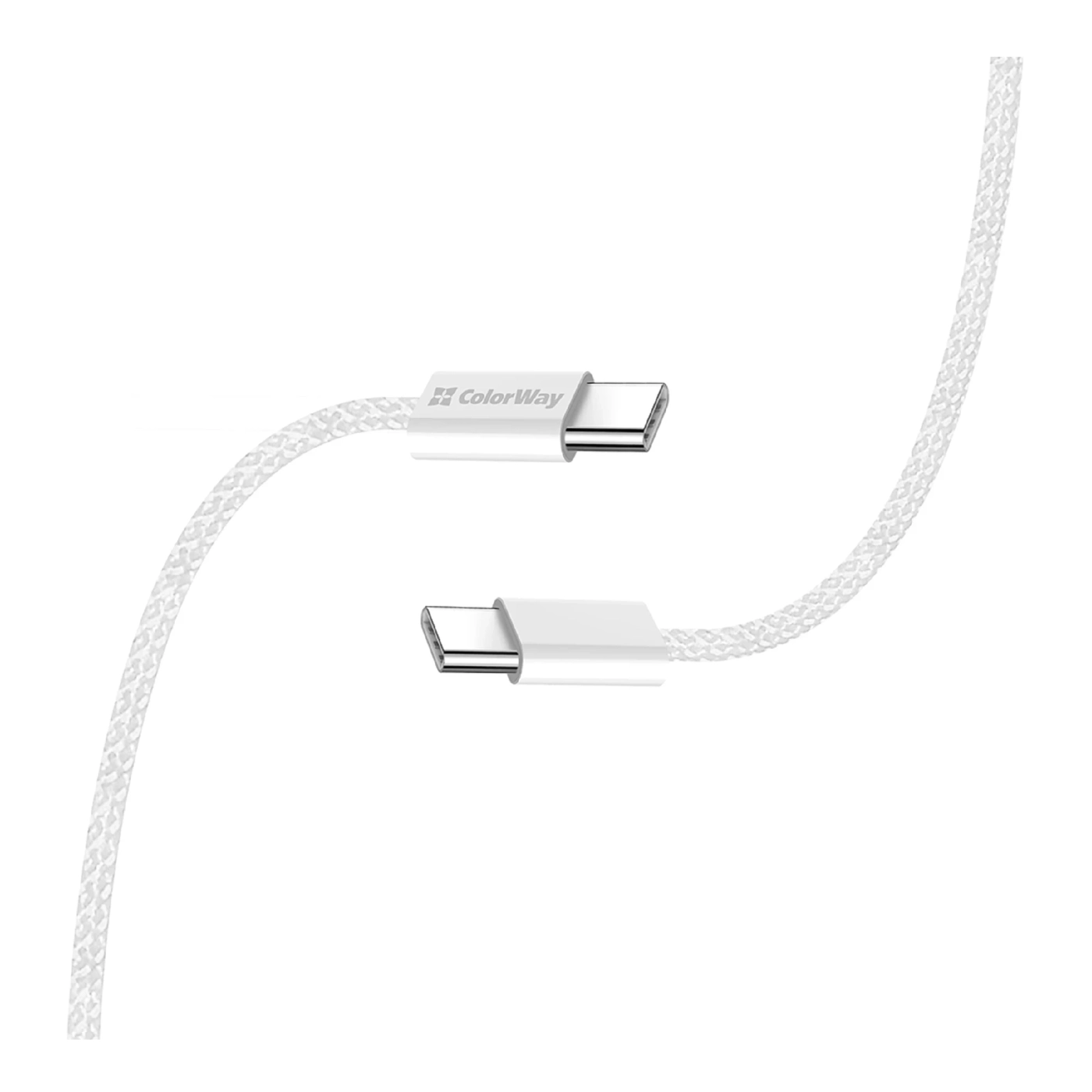 Купить Кабель ColorWay USB-C - USB-C 60W 3А 2m Grey (CW-CBPDCC068-GR) - фото 7