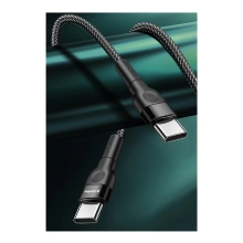 Купить Кабель ColorWay USB-C - USB-C 65W 3А 1m Black (CW-CBPDCC047-BK) - фото 8