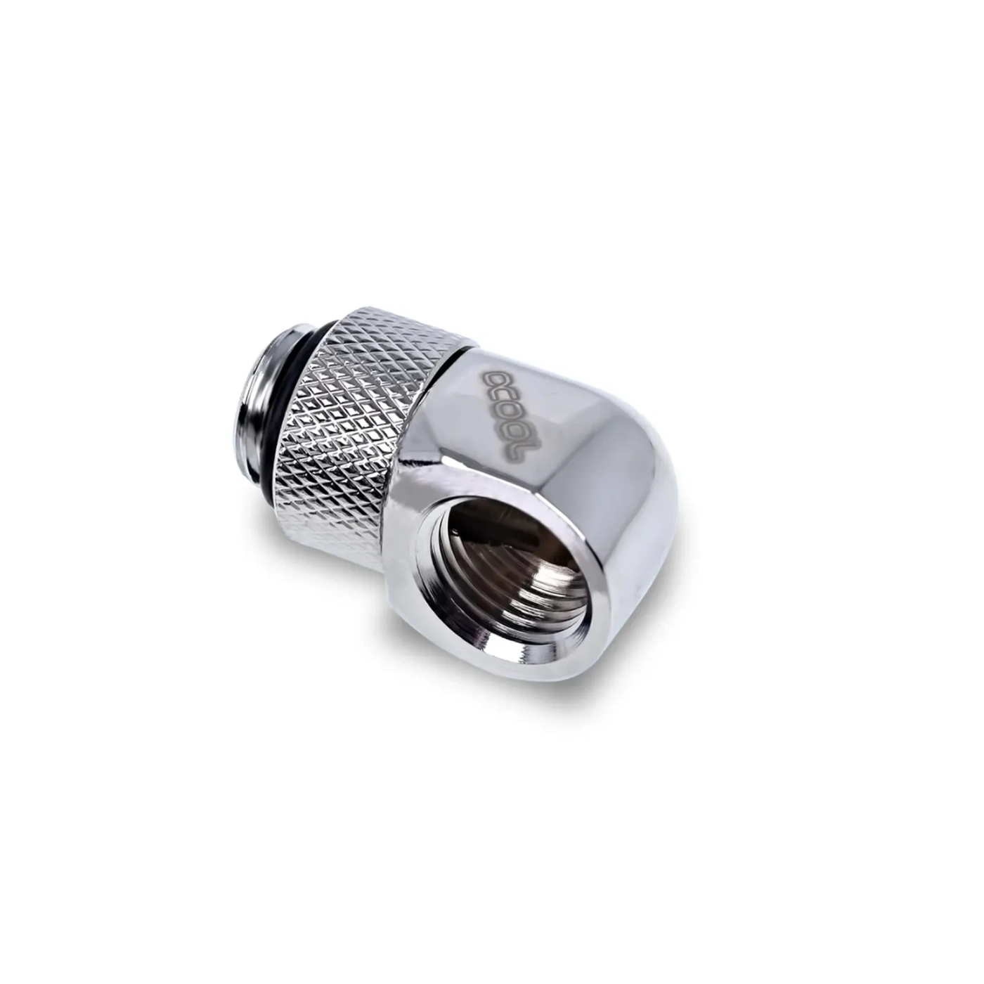 Купить Фитинг Alphacool Eiszapfen L-connector rotatable Chrome 4-pack (17616) - фото 2
