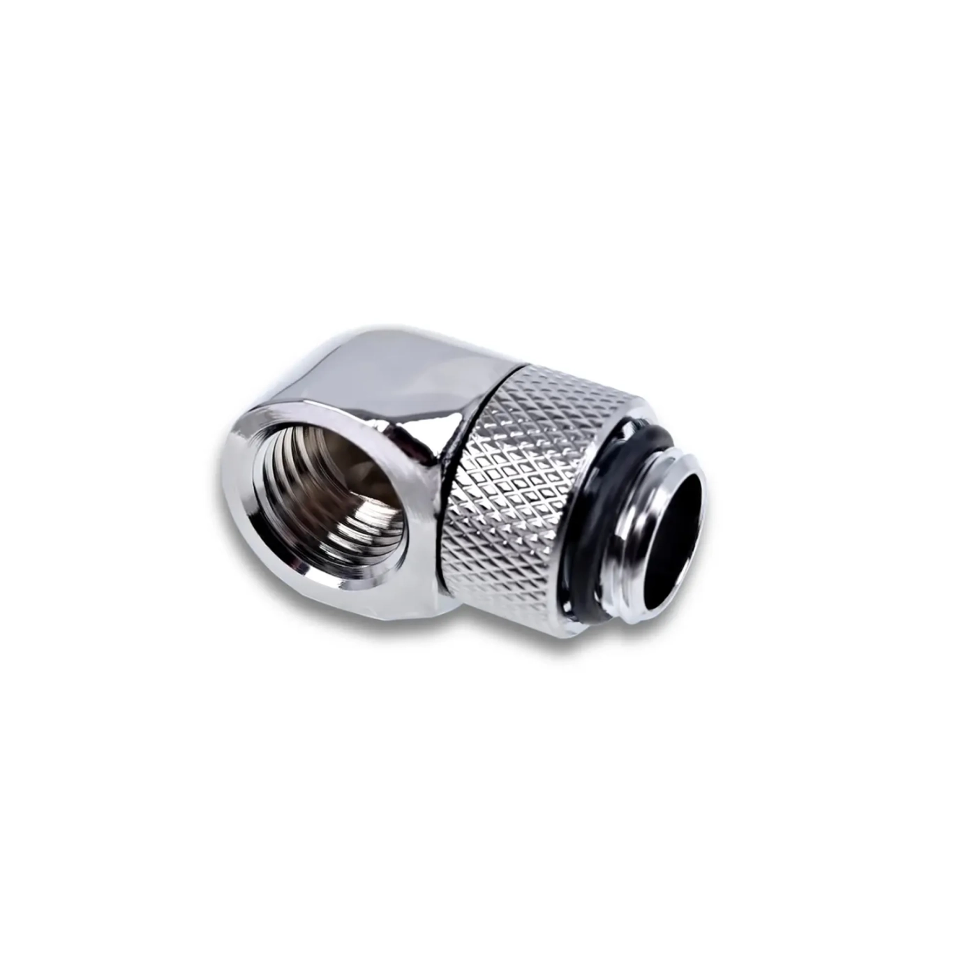 Купить Фитинг Alphacool Eiszapfen L-connector rotatable Chrome 4-pack (17616) - фото 4