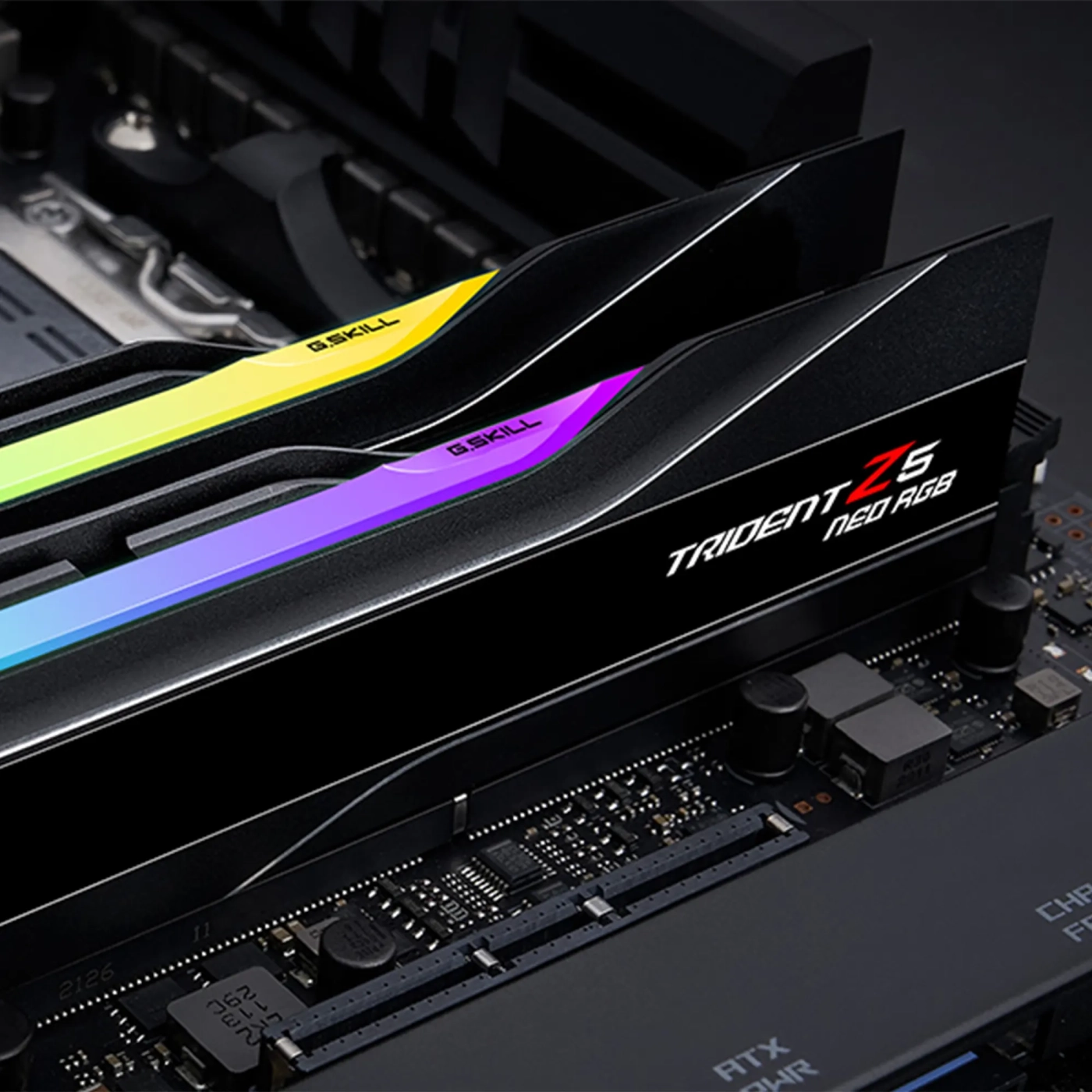 Купити Модуль пам'яті G.Skill Trident Z5 Neo RGB Black DDR5-6000 64GB (2x32GB) (F5-6000J2636H32GX2-TZ5NR) - фото 6