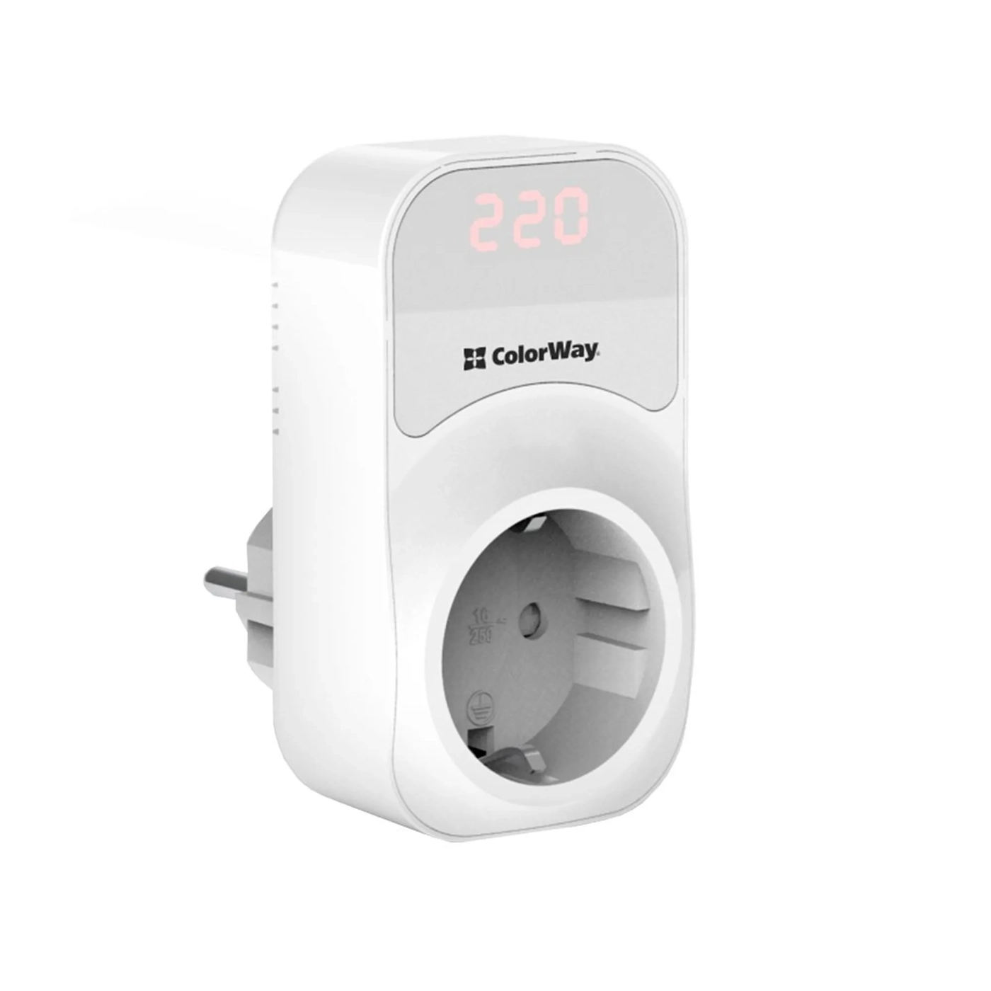 Купить Реле напряжения ColorWay (16A/3680W) 150V-210V/230V-280V DS1 (CW-VR16-01D) - фото 4