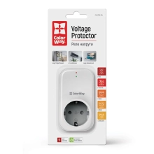 Купить Реле напряжения ColorWay (16A/3680W) 165V/260V LED1 (CW-VR16-03L) - фото 9