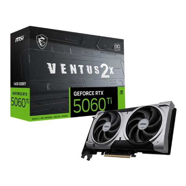 Купить Видеокарта MSI Nvidia GeForce RTX 5060 Ti VENTUS 2X OC PLUS 16GB (G506T-16V2CP) - фото 5