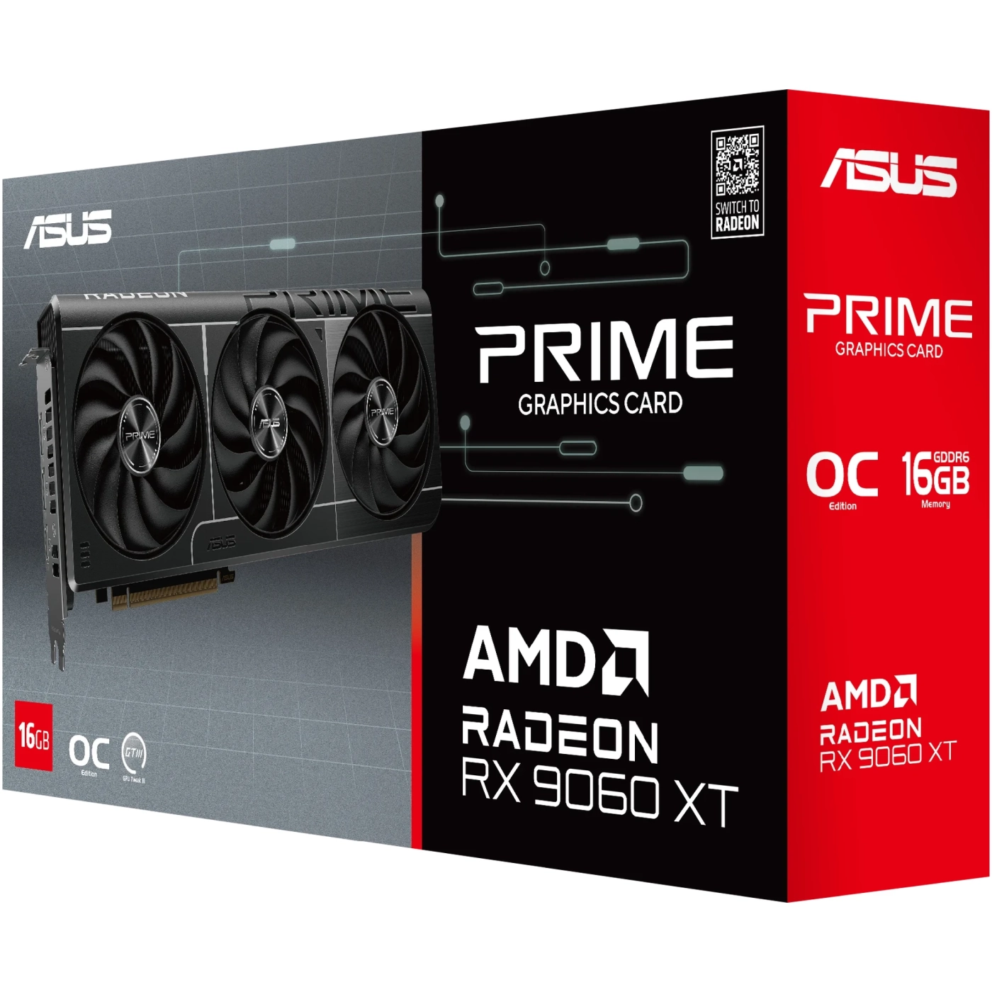 Купити Відеокарта ASUS AMD Radeon RX 9060 XT PRIME OC 16GB GDDR6 (PRIME-RX9060XT-O16G) - фото 10