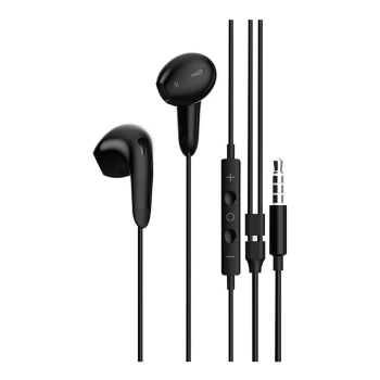 Купить Наушники ColorWay 3.5mm Wired Earphone Sound Wave Black (CW-WD04BK) - фото 1
