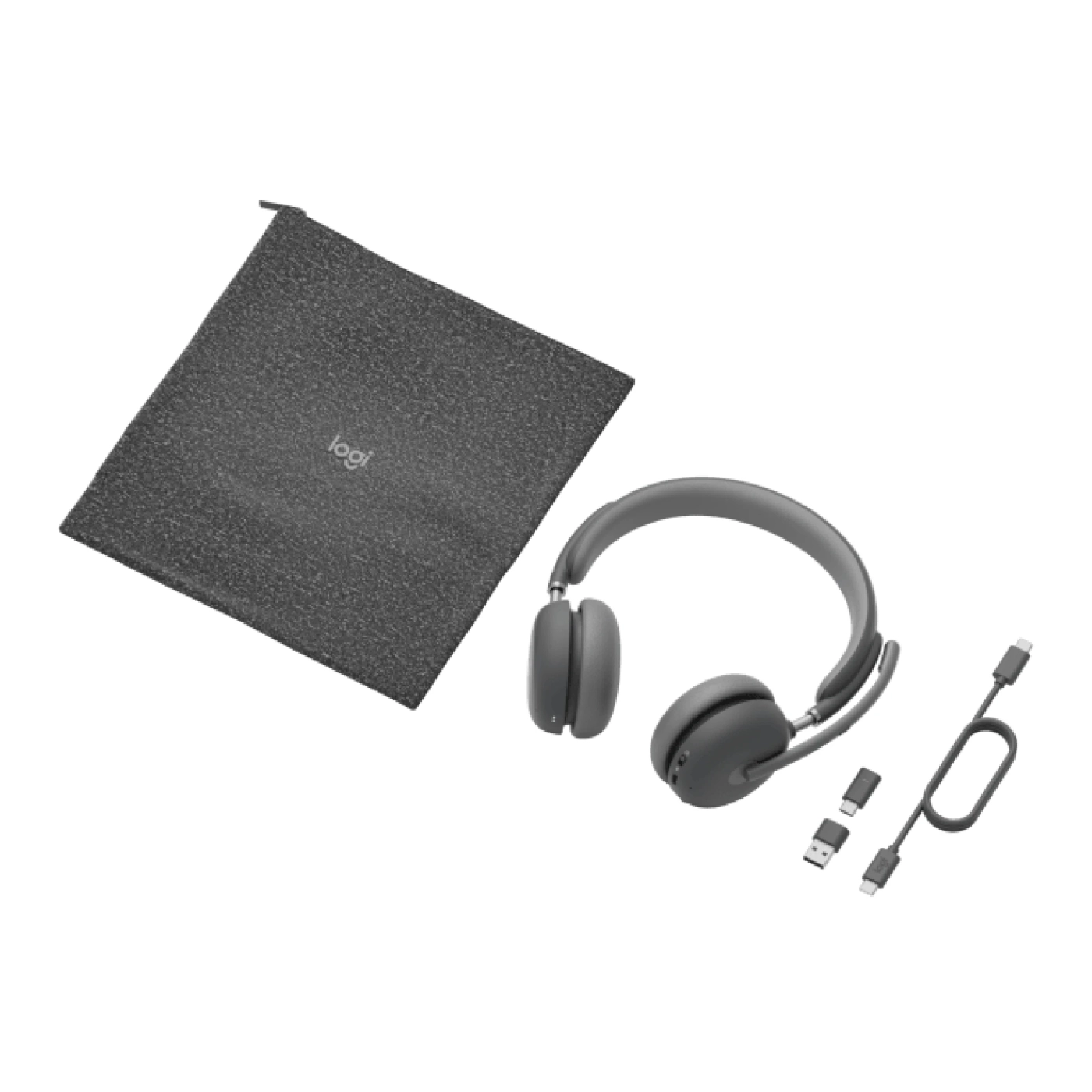 Купить Наушники Logitech Zone Wireless 2 Teams Version Bluetooth Graphite (981-001436) - фото 6