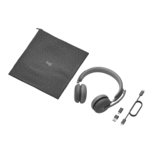 Купить Наушники Logitech Zone Wireless 2 Teams Version Bluetooth Graphite (981-001436) - фото 6