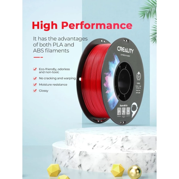 Купить PETG Filament (пластик) для 3D принтера CREALITY 2x1кг, 1.75мм, черный (3301030081) - фото 2