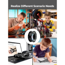 Купить PETG Filament (пластик) для 3D принтера CREALITY 2x1кг, 1.75мм, черный (3301030081) - фото 7