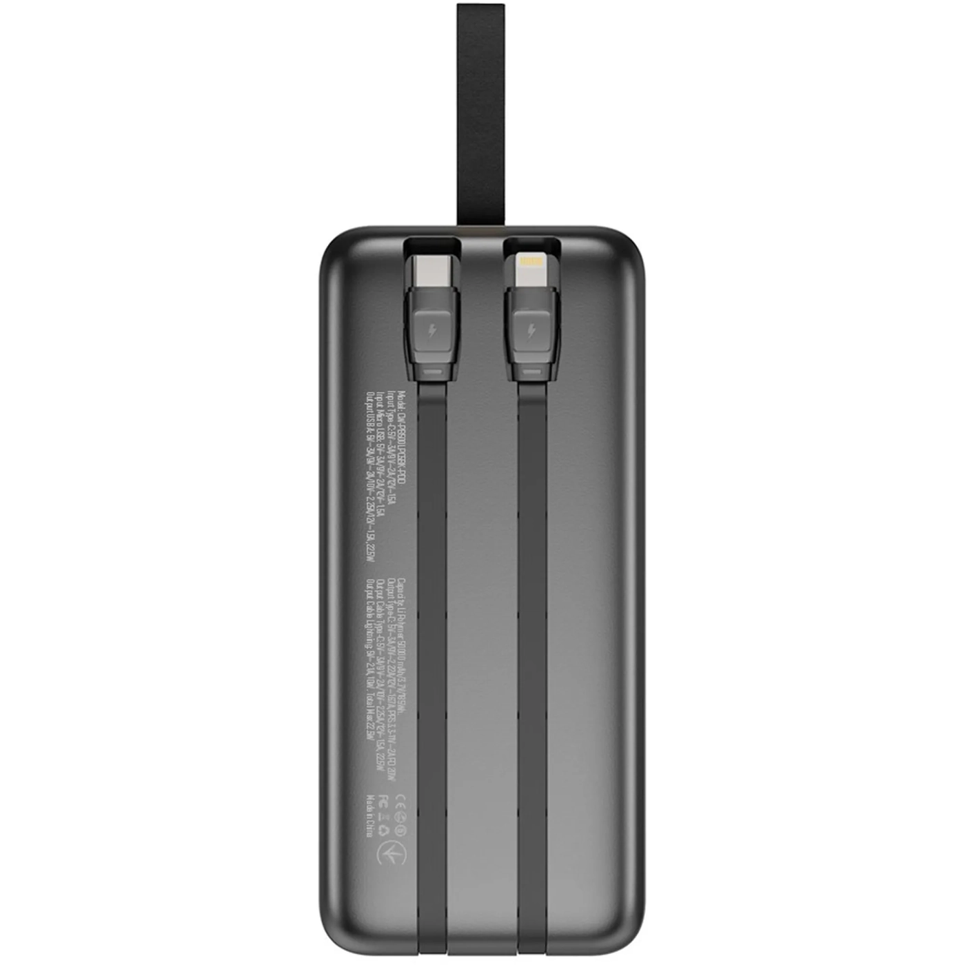 Купить Павербанк УМБ ColorWay 50000mAh 22.5W (CW-PB500LPC5BK-PDD) - фото 3