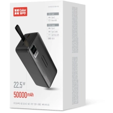 Купить Павербанк УМБ ColorWay 50000mAh 22.5W (CW-PB500LPC5BK-PDD) - фото 6