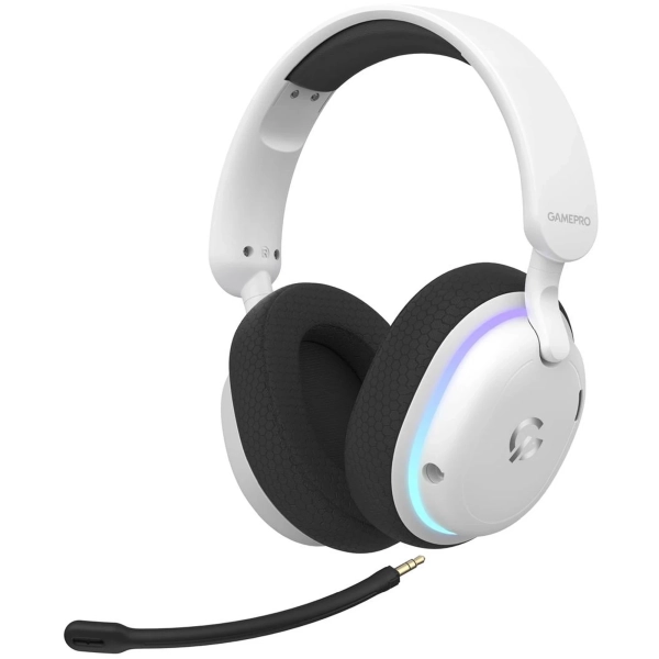 Купить Наушники GamePro Asgard Bragi 7.1 RGB Tri-Mod White (HSW250W) - фото 2