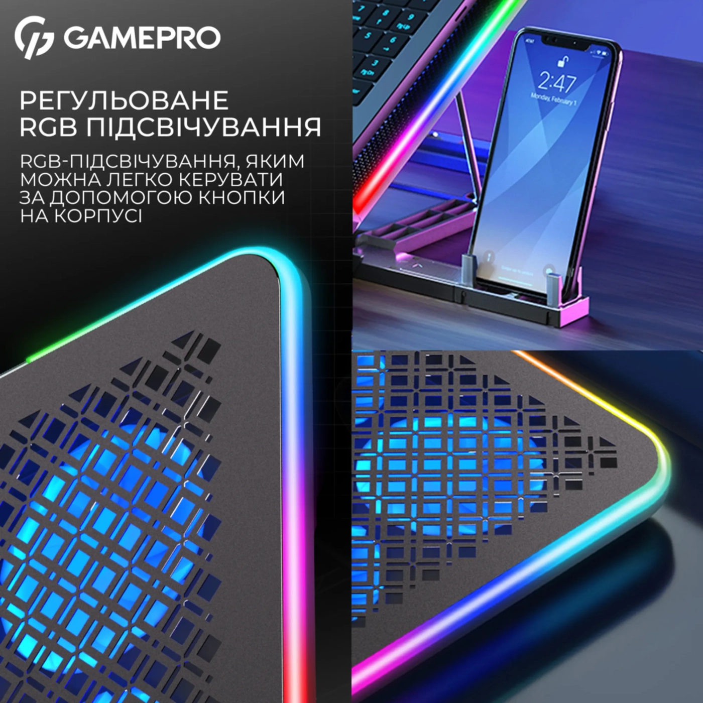 Купить Охлаждающая подставка для ноутбука Gamepro CP590 - фото 11