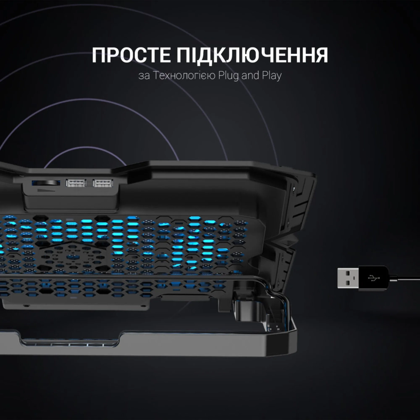 Купити Охолоджувальна підставка для ноутбука Gamepro CP627 - фото 6