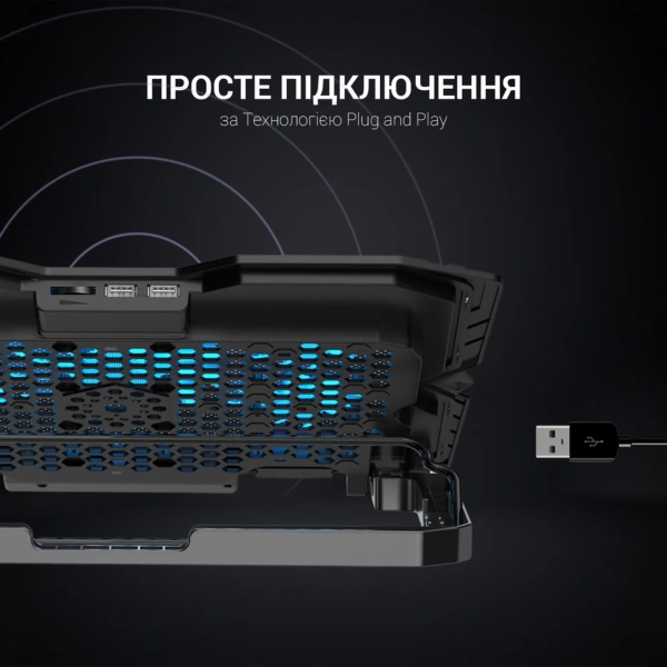 Купити Охолоджувальна підставка для ноутбука Gamepro CP627 - фото 6