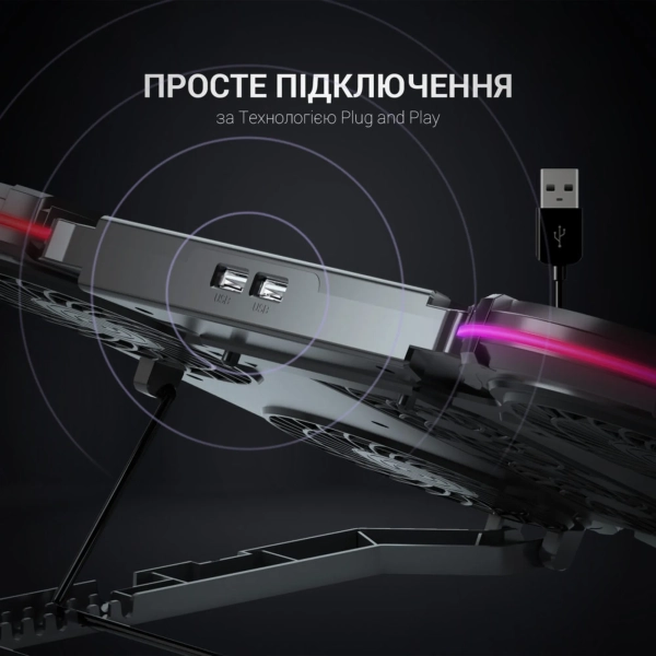 Купить Охлаждающая подставка для ноутбука Gamepro CP770 - фото 5