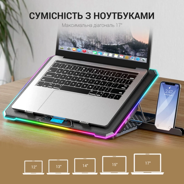 Купить Охлаждающая подставка для ноутбука Gamepro CP940 - фото 7
