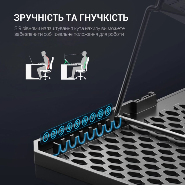 Купить Охлаждающая подставка для ноутбука Gamepro CP940 - фото 12