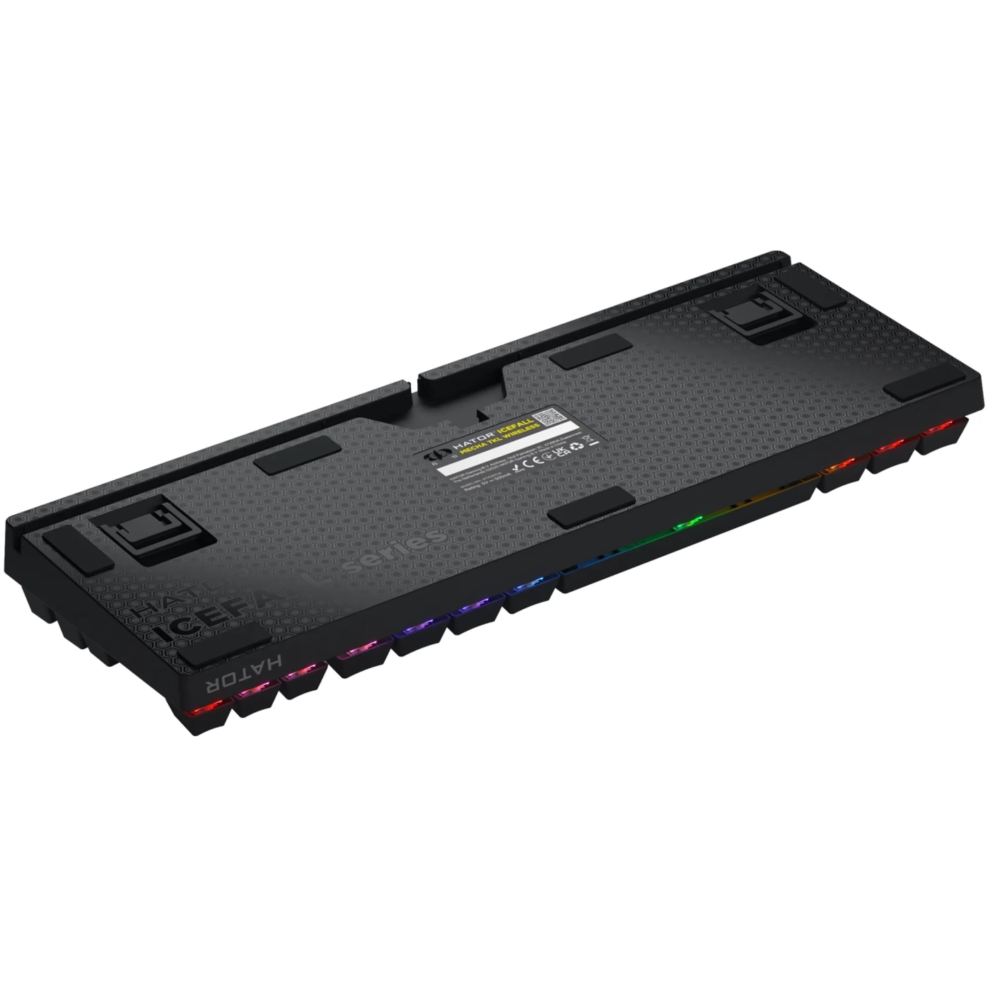 Купить Клавиатура Hator Icefall Mecha TKL Rainbow Wireless Black (HTK287UA) - фото 4