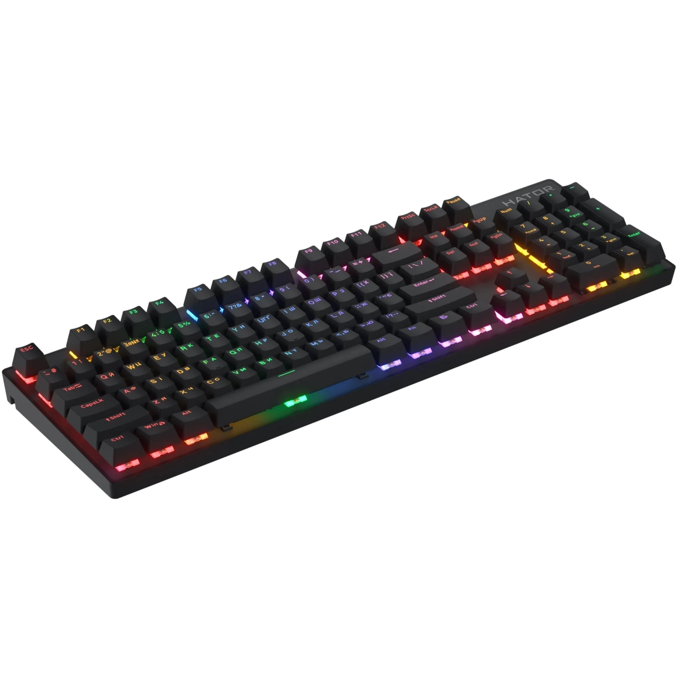Купить Клавиатура Hator Icefall Mecha Rainbow Wireless Black (HTK204UA) - фото 3