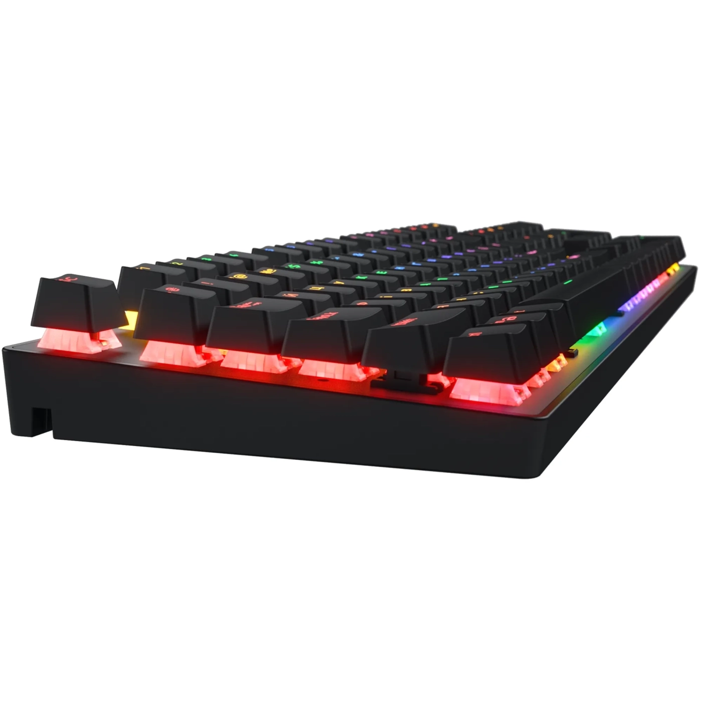 Купить Клавиатура Hator Icefall Mecha Rainbow Wireless Black (HTK204UA) - фото 4