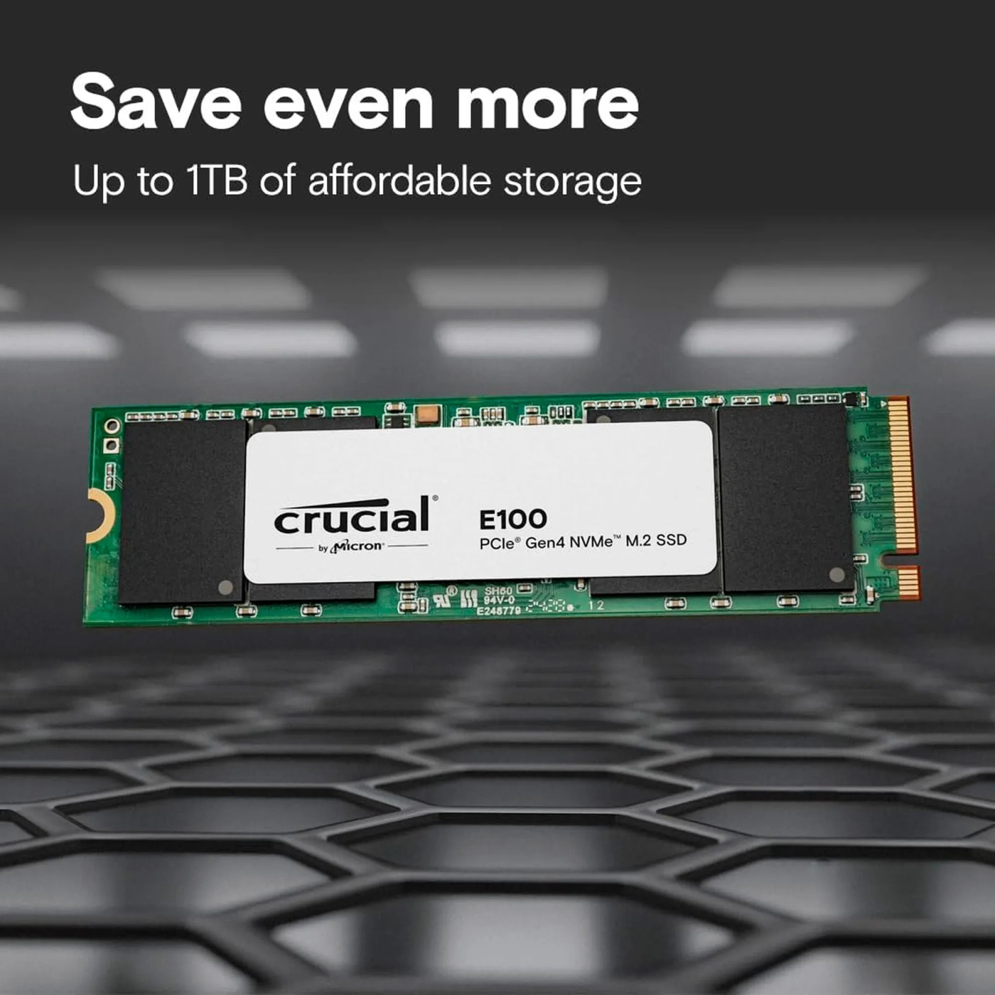 Купить SSD диск Crucial E100 1TB M.2 (CT1000E100SSD8) - фото 4