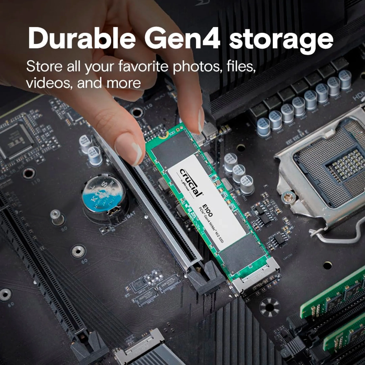 Купить SSD диск Crucial E100 1TB M.2 (CT1000E100SSD8) - фото 5
