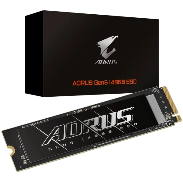 Купить SSD диск GIGABYTE AORUS Gen5 14000 2TB M.2 (AG514K2TB) - фото 3