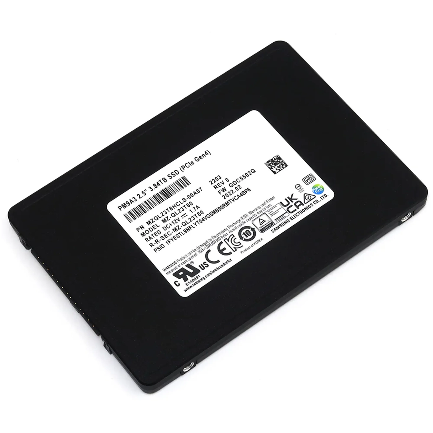 Купить SSD диск Samsung PM9A3 3.84TB 2.5" (MZQL23T8HCLS-00A07) - фото 4
